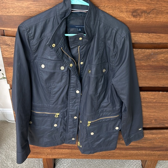 Tommy Hilfiger Navy Field Jacket EUC - Picture 7 of 8